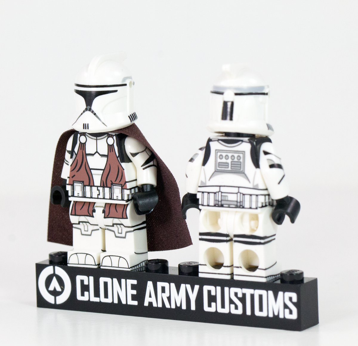 Lego Minifig Star Wars Clone Army Customs Waistcape Black, Blue bar