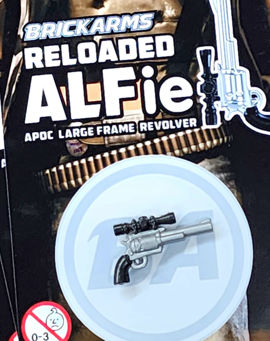 BrickArms ALFie Reloaded Apoc Large Frame Revolver for Minifigures