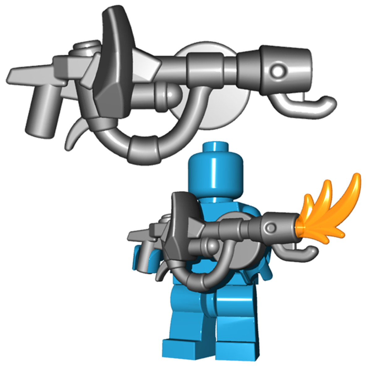 gears of war lego Brickwarriors GEARS OF WAR Custom Weapons for Minifigures -Pick Style –  Nashvegas Bricks