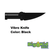 Bigkidbrix OVERMOLDED VIBRO KNIFE for Minifigures -Pick Color!- NEW