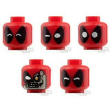 Genuine Lego Custom Printed Heads printing by Firestar -Pick Style!