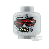 Genuine Lego Custom Printed Heads printing by Firestar -Pick Style!