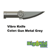 Bigkidbrix OVERMOLDED VIBRO KNIFE for Minifigures -Pick Color!- NEW