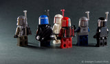 Arealight Custom MANDALORIAN Helmet for Star Wars Minifigs -Pick your Color!