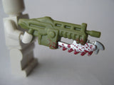 Custom LANCER ASSAULT RIFLE for  Minifigures Gears of War -Pick your Color