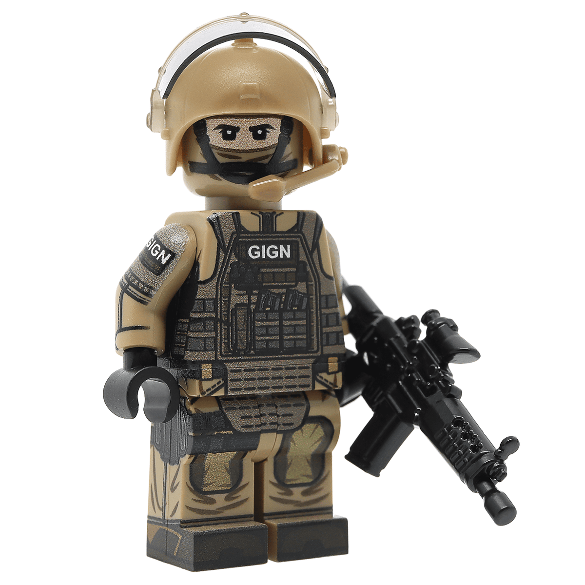 French GIGN Custom Minifigure - United Bricks – Nashvegas Bricks