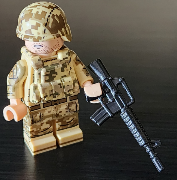 BrickArms M16A2 Rifle For Minifigures -NEW- Black 2023 Release ...