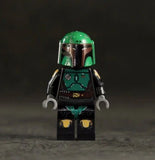 Arealight Boba Fett Epic Minifigure-Custom Helmet, Vambraces