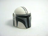 Arealight Customs MANDALORIAN HELMET Minifigure Scale -Pick Style-