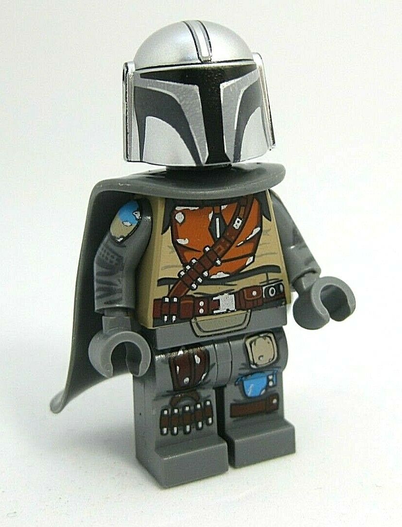 Arealight Custom THE MANDALORIAN Minifigure Din Djarin -Custom Printed