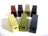 Brickarms Ammo/Weapons CRATE for Custom Minifigures -Pick your Color!-