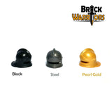 Custom SALLET Medieval Helmet Headgear Minifigures Knights -Pick your Color!-