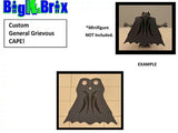 Bigkidbrix GENERAL GRIEVOUS CAPE for Minifigures -Pick Color!- Star Wars  NEW