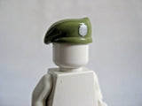 Custom BERET Hat for Minifigs Military Soldier Officer -Pick Your Color!-