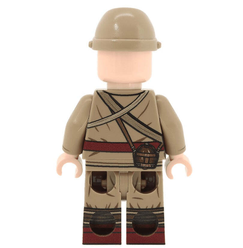 WW2 Japanese Army Machine Gunner (Burma) Minfigure -United Bricks