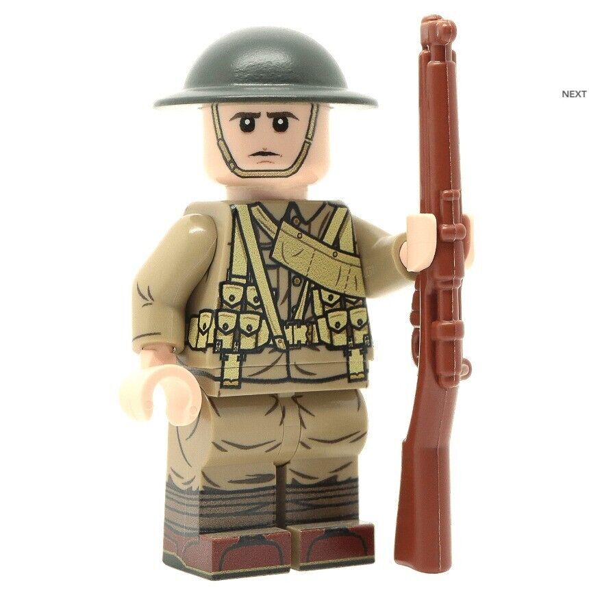 WW1 British Soldier (Mid-Late War) NEW United Bricks – Nashvegas