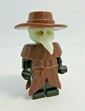 Custom PLAGUE DOCTOR Minifigure  Medieval, Castle, Assassins  (Brown)