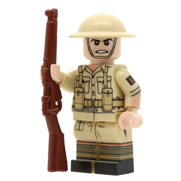WW2 British Desert Rat Minifigure - United Bricks
