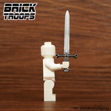 Leyile Custom Knight Sword B for Minifigures -Pick Color!- Castle Weapon