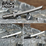 Custom Katana Sword for Minifigures -Pick Color!-  Brick Troops Leyile