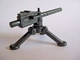 BrickArms M1919 Machine Gun w/ Tripod for Custom Minifigures NEW WW2 Soldier