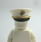 Custom OFFICER HAT for Minifigures -Police Military WWII -Pick Color