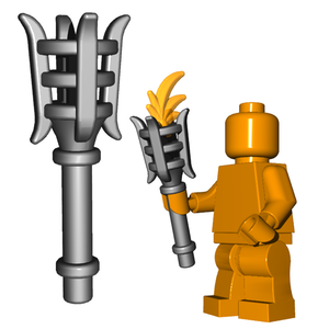 Brickwarriors Custom TORCH for  Minifigures LOTR Knight King Castle