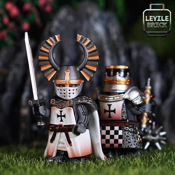 Leyile Teutonic Crusader Knight Accessories for Minifigures Pick St Nashvegas Bricks