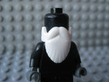 Custom Sage Beard for  Minifigures LOTR Castle Project -Pick your Color!-