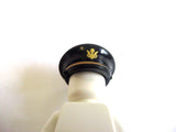 Custom OFFICER HAT for Minifigures -Police Military WWII -Pick Color