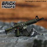 Custom M4 Rifle Variants for Minifigures -Pick Color!-  NEW Brick Troops Leyile