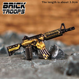 Custom M4 Rifle Variants for Minifigures -Pick Color!-  NEW Brick Troops Leyile