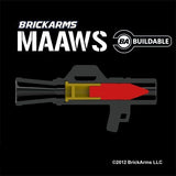 BrickArms MAAWS Anti Tank Weapon for Minifigures NEW Gunmetal