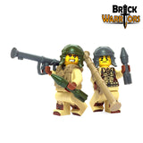 Custom Bazooka Weapon for Minifigures -Pick Your Color!- Soldiers