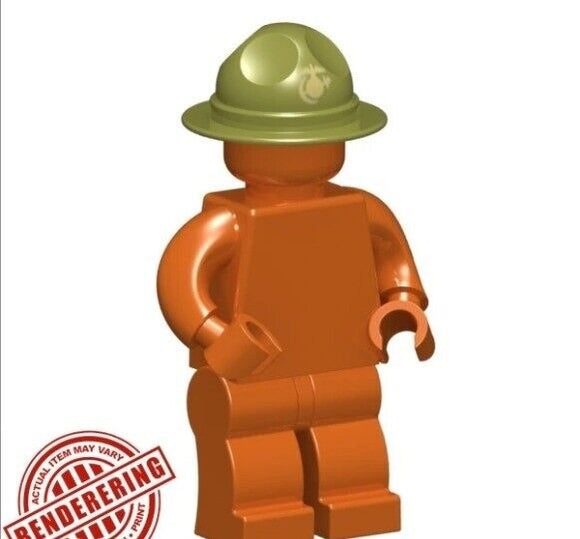 Brickforge RANGER HAT for Minifigures -Police Military WWII -Pick Color