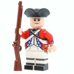 British Army Soldier (Revolutionary War) Custom Minifigure  - United Bricks