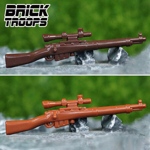 Custom No. 4 Mk I Rifle for Minifigures -Pick Color!-  NEW Brick Troops Leyile