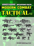 Brickarms Tactical Pack V2 Modern Combat- for Minifigures -NEW