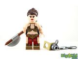 Custom "Slave Princess" Minifigure Printed on Genuine Lego Parts -by BKB