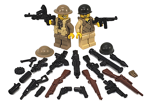 Brickarms ALLIES V3 Pack -Compatible with Minifigures -NEW – Nashvegas ...