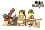 Brickwarriors US M1 Helmet for WWII Minifigures -Pick your Color!-