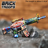 Custom M4 Rifle Variants for Minifigures -Pick Color!-  NEW Brick Troops Leyile