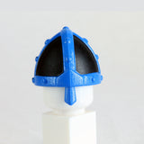 Custom NASAL HELM for  Minifigures Medieval Infantry -Pick your Color!-