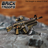 Custom M4 Rifle Variants for Minifigures -Pick Color!-  NEW Brick Troops Leyile