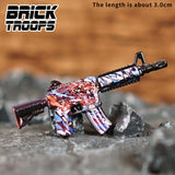 Custom M4 Rifle Variants for Minifigures -Pick Color!-  NEW Brick Troops Leyile