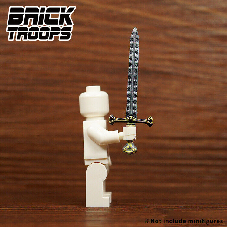Leyile Custom Knight Sword B for Minifigures -Pick Color!- Castle Weap ...