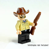 Brickwarriors Sawed-Off Shotgun for Minifigures  -Pick your Color!-