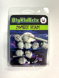 Custom Zombie Heads 9 Pack Printed on Genuine Lego Parts -by BKB