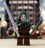 BrickArms SURVIVAL KNIFE For Minifigures  -NEW- Silver