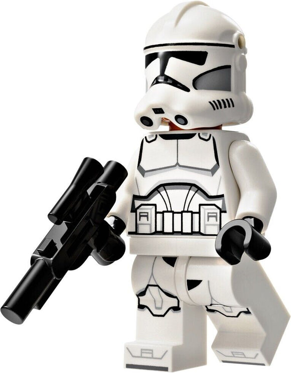 Genuine Lego Phase 2 Clone Trooper Minifigure  w/Blaster -sw1319- 75372